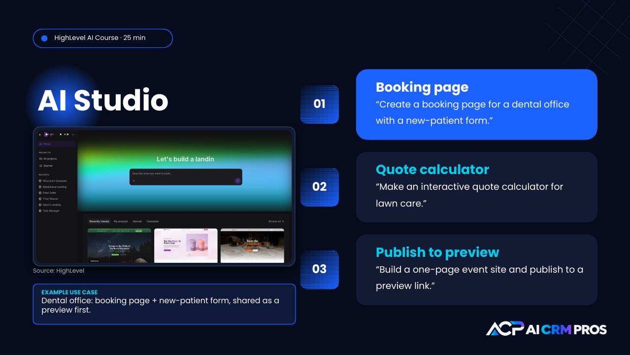 Chapter 12 slide: AI Studio